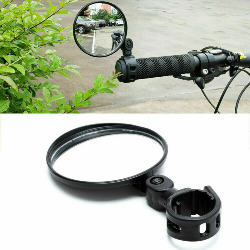 Espejo retrovisor Universal para manillar de bicicleta y motocicleta, ajustable, rotación 360
