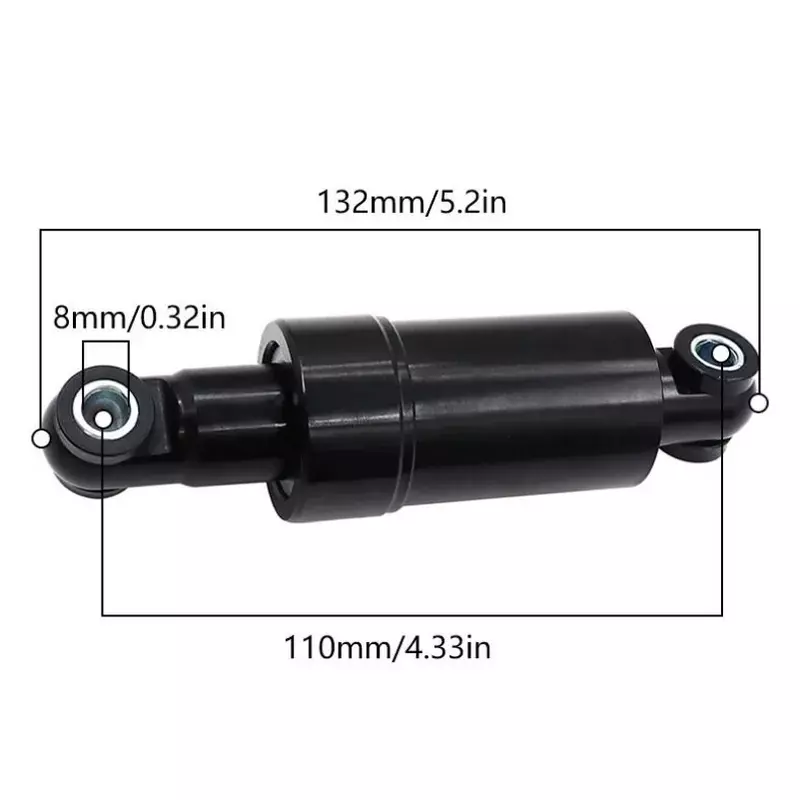 24mm aluminum alloy 125mm150mm all-inclusive hydraulic shock absorber electric scooter anti-vibration parts