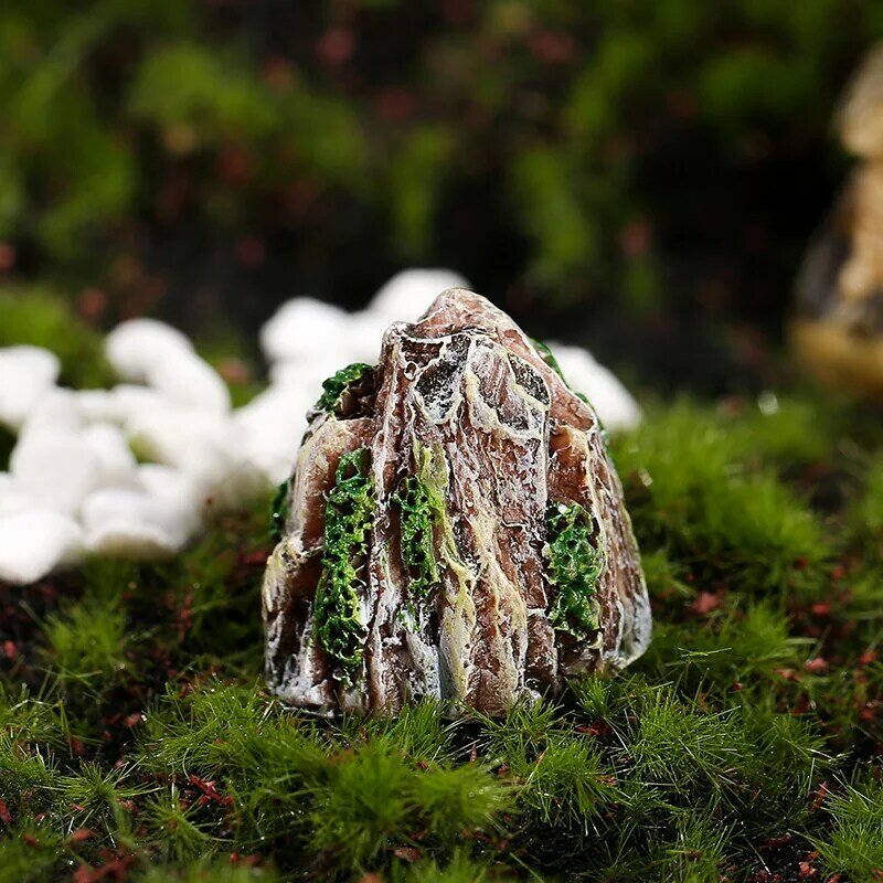 Креативное украшение для сада в горшке, маленькие камни, садовый ландшафт, миниатюрные предметы, искусственная смола