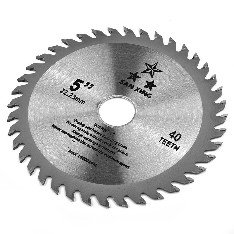 5in 125mm Cutting Disc 40-Teeth Saw Blades Mini Cutting Circular Saw Blade For Wood Hard Alloy Tips Oscillating Tool Accessory