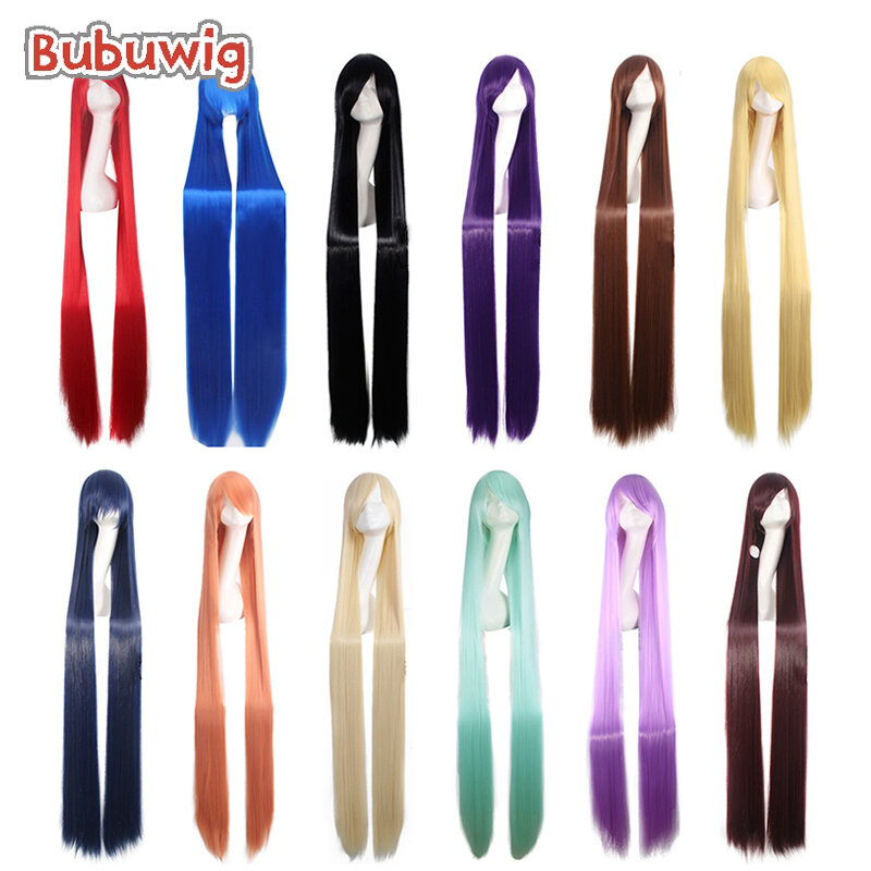Парик для косплея Bubuwig, синтетические волосы длиной 150 см, 33 цвета, термостойкие