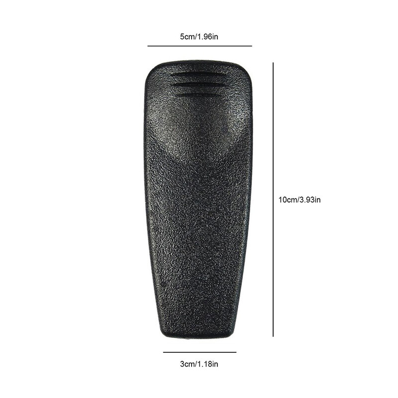 Portátil Walkie Talkie Belt Clip, rádio em dois sentidos, braçadeira bateria, interfone, suporte traseiro, protetor, carregando alto-falante, substituível