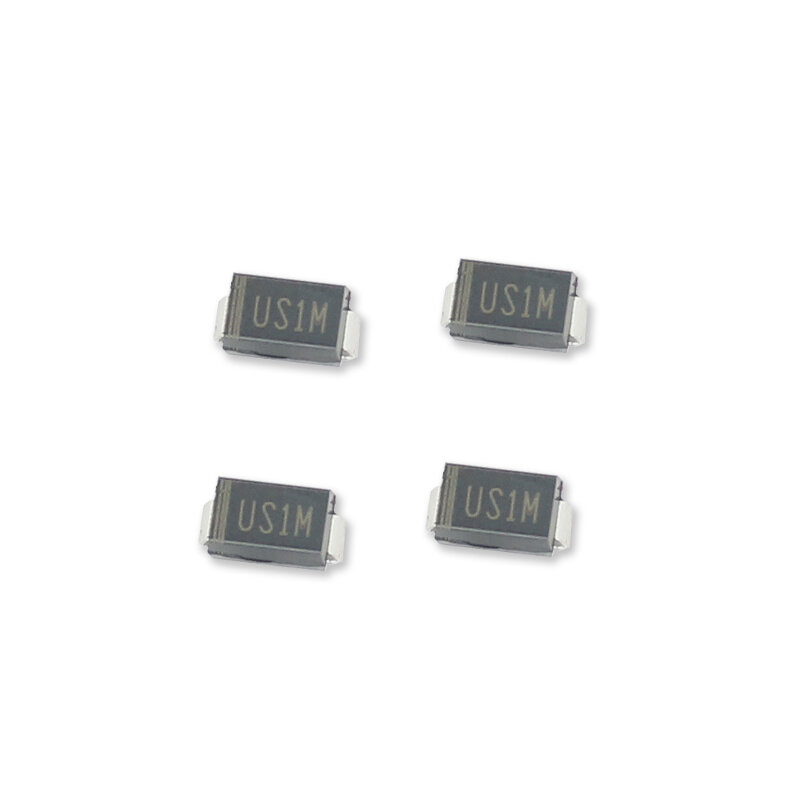 100 teile/los US1M Rectifier Diode 1A 1000V Ultra-Fast Recovery SMD Dioden SMA paket