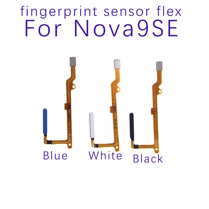 On OFF Power Fingerprint Sensor Flex Cable For Huawei Nova 9 SE 9Se Side FingerPrint Sensor Reader Flex Ribbon Replacement
