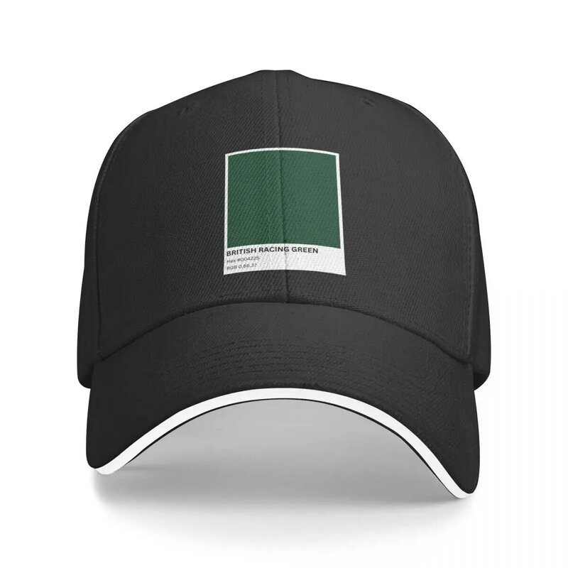 Casquette de baseball de course britannique pour hommes et femmes, chapeau de camionneur vert, chapeau dur, chapeau de balle sauvage, vêtements de golf