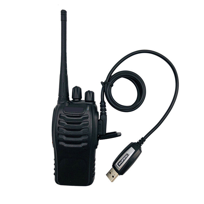 Cabo de programação USB portátil para rádio de duas vias baofeng, walkie talkie bf-888s uv-5r uv-82, à prova d'água