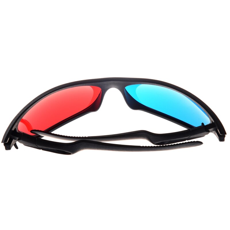 แว่นตา3D สไตล์เรียบง่ายสีแดงน้ำเงิน/ฟ้าอมเขียว3D เกม (สไตล์อัปเกรดพิเศษ)
