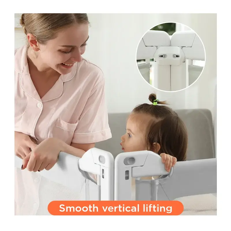 Barrière de lit portable pour adultes et enfants, pare-chocs de sécurité pour bébé, protection pour bébé, lit pliable, R64.