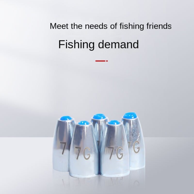5pcs 3.5g-20g Fishing Imitate Tungsten fall alloys Shot Weights Sinker Quick Release Casting Additional Weight Hook Connector
