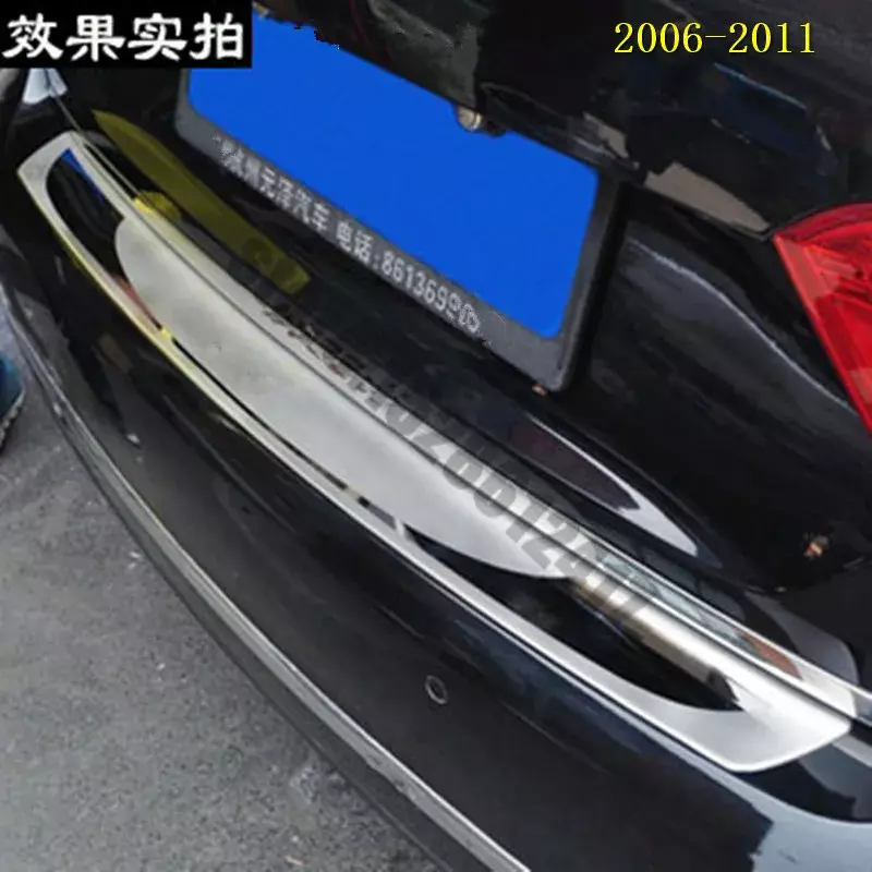 For Volkswagen Passat B6 2006 2007~2011 Car accessories Stainless Steel Rear Bumper Protector Sill Trunk Tread Plate Trim