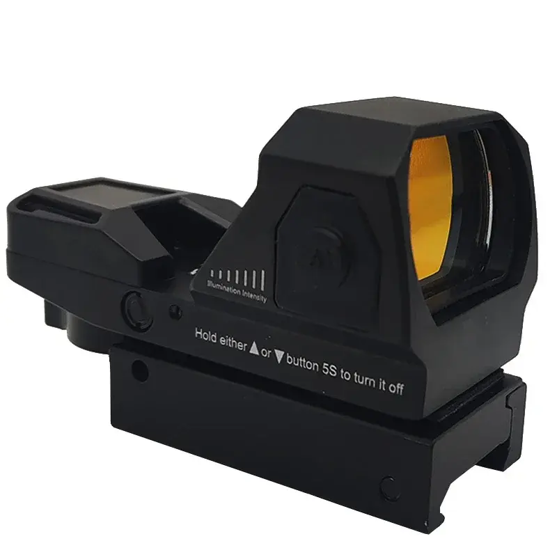 Colimador Reflex Óptica Tática, 4 Retículo, Coleção Red Dot, Trilho Weaver, 20mm, Fit