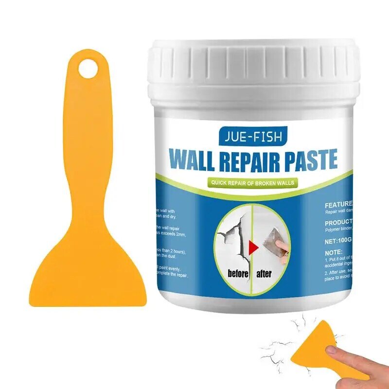 كريم عامل إصلاح الجدار مع كشط ، تقشير طلاء الجدران ، إصلاح الكراك ، التجفيف السريع ، ترميم الرقعة ، تغطية البقع