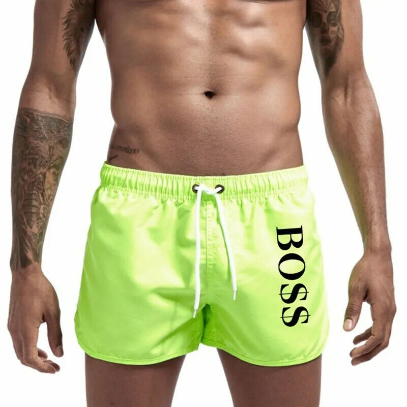 男性の水泳パンツ夏9色水着メンズ水着スイムショーツのセクシーなビーチショーツサーフ男性の服パンツ