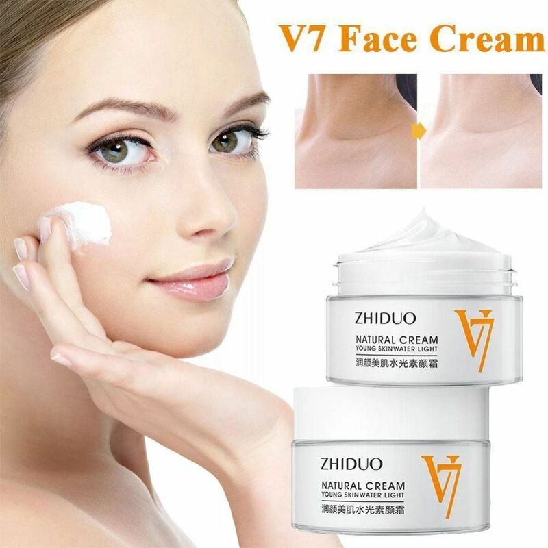 Sbiancante schiarente Anti-età antirughe V7 crema idratante tonificante crema viso idratante per la cura della pelle del viso