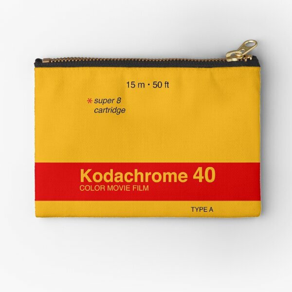Kodachrome Movie Film Zipper Pouches para Homens e Mulheres, Carteira, Calcinha, Chave, Armazenamento de Cosméticos, Embalagem de Moedas, Meias, Bolso Pequeno, 40 Cores