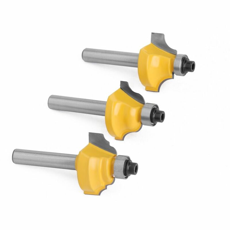 6MM Shank Router Bit High Quality Woodworking Tool with Bearing Milling Cutter Tungsten Carbide Trimming Machine