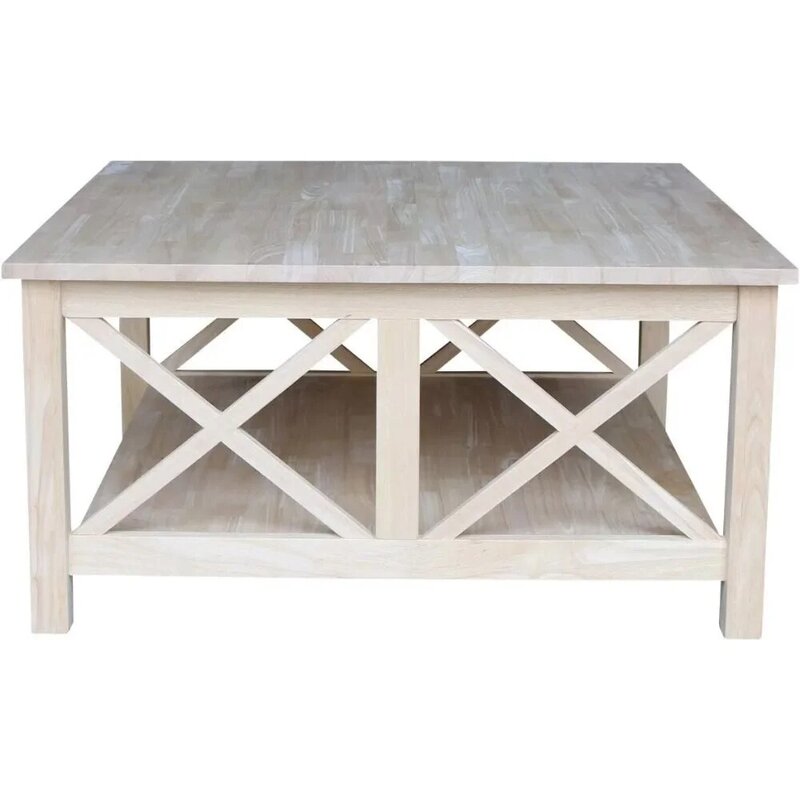 Unfinished Dining Tables Basses Hampton Square Coffee Table Gold Coffee Table for Living Room Furniture End of Tables Coffe Side