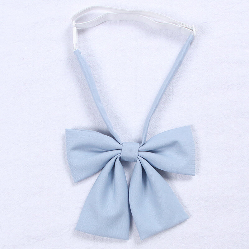 Giapponese scuola JK uniforme papillon per ragazze farfalla cravatta tinta unita scuola marinaio vestito uniforme accessori fiori cravatta