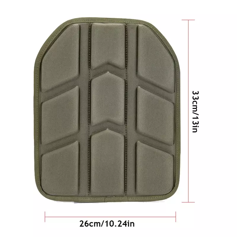 Tactical Vest Removable Molded Pad for Paintball Game Vest Tactical Plate Carrier Army Vest Cushion Vest Shock Plates
