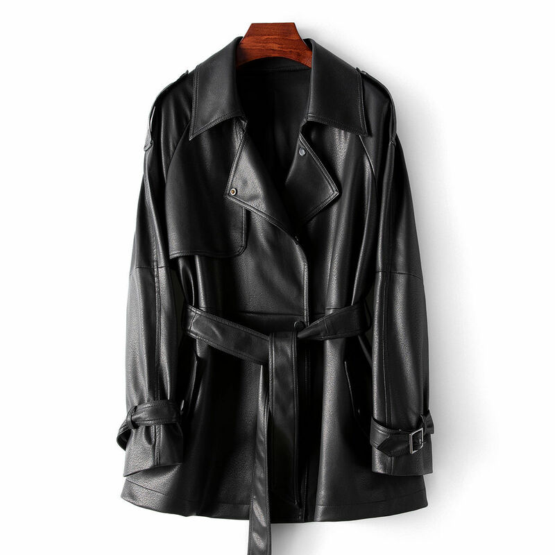 2023 여성용 진짜 양가죽 코트, 캐주얼 진짜 가죽 재킷, H28, 가을 및 겨울, 신상