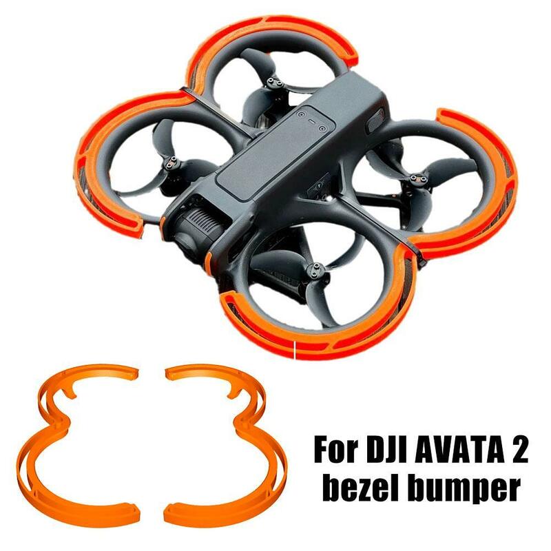 Drone Quadro protetor para Dji Avata 2, Dispositivo Anti-Colisão, Acessórios de impressão 3D, Moldura Bumper