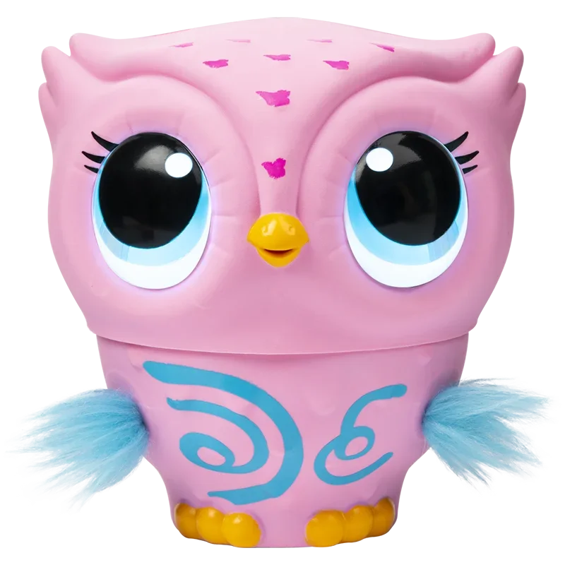 Mainan interaktif burung hantu bayi terbang asli dengan lampu dan suara boneka aksesoris anak perempuan bermain rumah mainan hadiah liburan