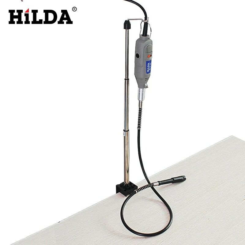 HILDA-soporte para Dremel, colgador con abrazadera para herramienta rotativa, accesorios Dremel