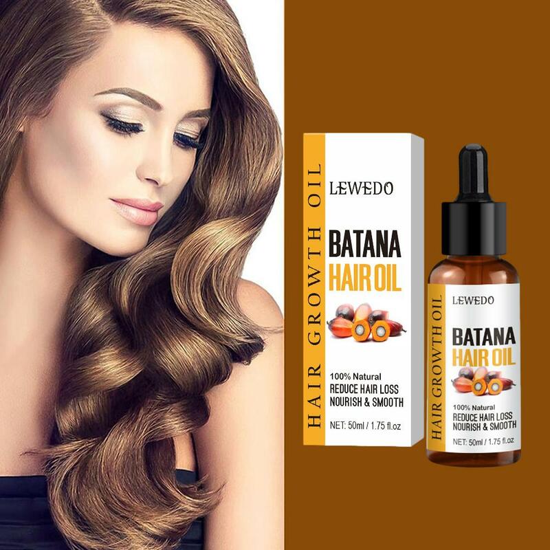 Aceite de Batana orgánico para el crecimiento del cabello, aceite esencial para el cuidado del cabello, nutritivo, raíces del cabello, 60ml, I6z9