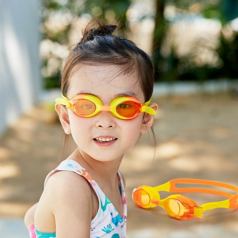 Z zatyczką do uszu Anti-fog UV kolorowe okulary pływackie okulary pływackie dziecięce okulary pływackie okulary pływackie okulary pływackie
