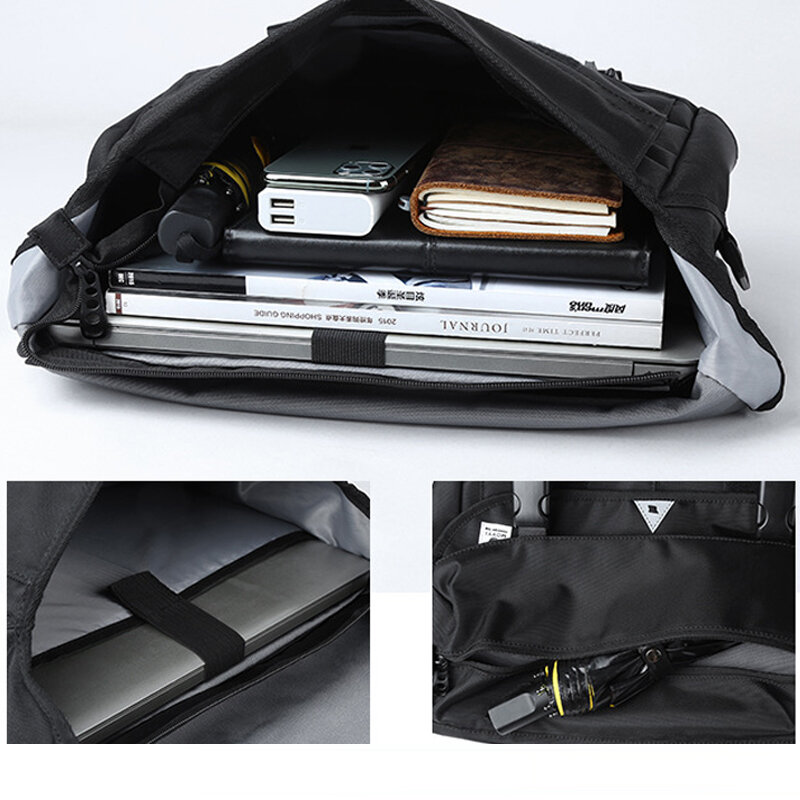 Borsa a tracolla da uomo Street Trendy borse impermeabili a tracolla tattica borsa militare Hip Hop Streetwear borsa Oxford WB25