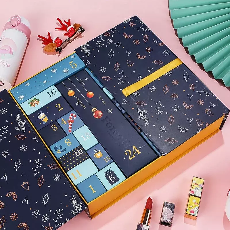 Gift Packaging Merry Calendar Wrapping Memory Box, 2021 Nova Tendência, Produtos personalizados