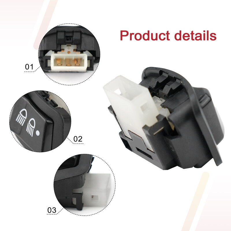 Brand New Motorcycle Switch Universal Precise Size REVO VEWA110 Scooter Start Up Button Headlight Horn 3rd Gear