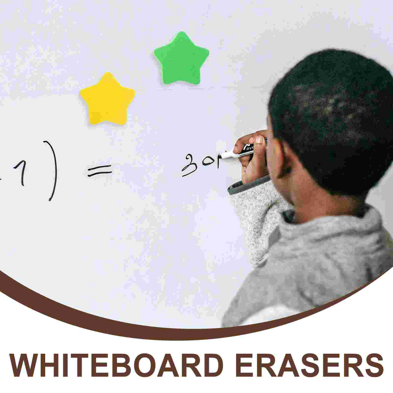 8pcs Dry Erase Erasers Magnetic EVA Erasers Reusable Whiteboard Erasers Classroom Supplies