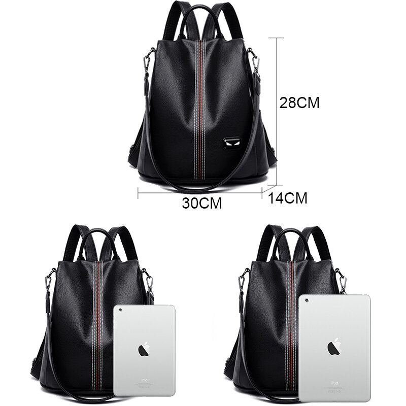 High Quality Fashion Womens Backpacks 2023 Anti-theft Travel Back Pack Sac A Dos Teenagers School Bag Casual Lides Shoulder Bags