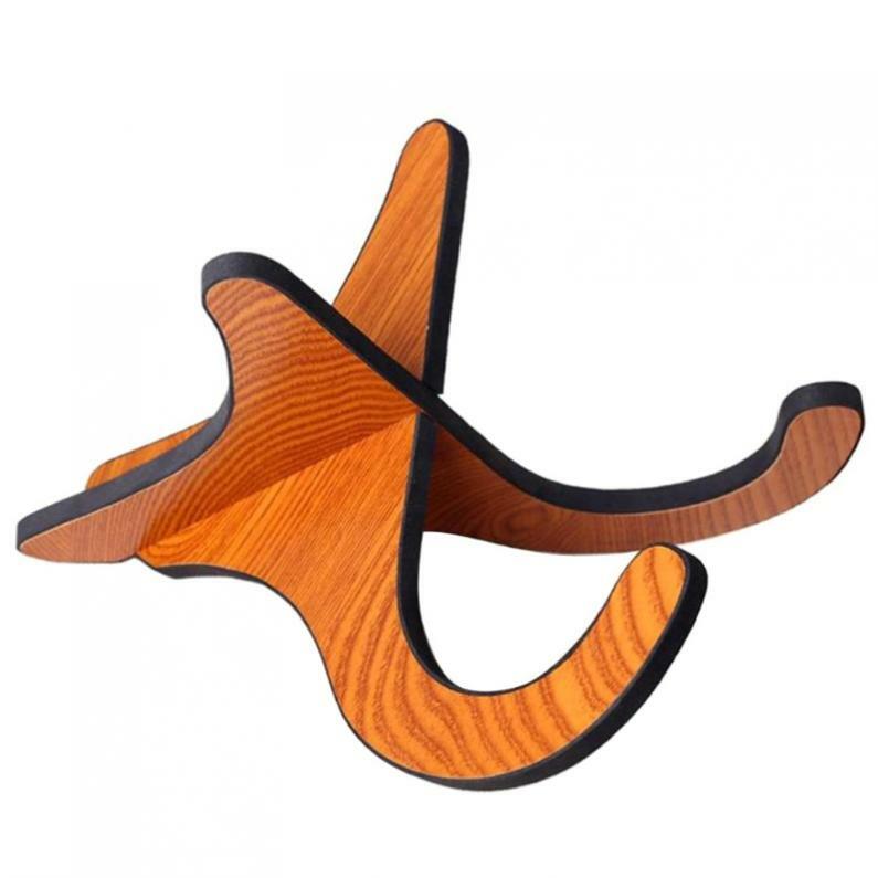 Supporto per violino Ukulele supporto per supporto da pavimento supporto pieghevole in legno supporto per espositore verticale pieghevole accessori per Rack