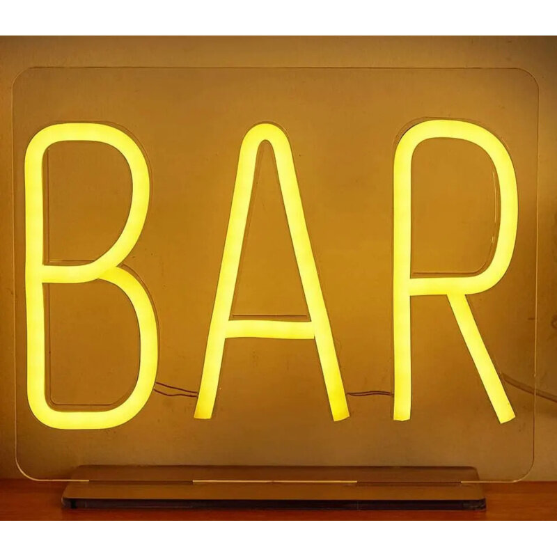 Kumpels Bar Bier Club Wand werbung führte Neonlicht