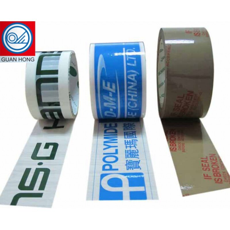 Nastro adesivo stampato con Logo personalizzato/nastro adesivo da imballaggio con marchio impermeabile acrilico Bopp Kitchen Sealing cinta custom Tap