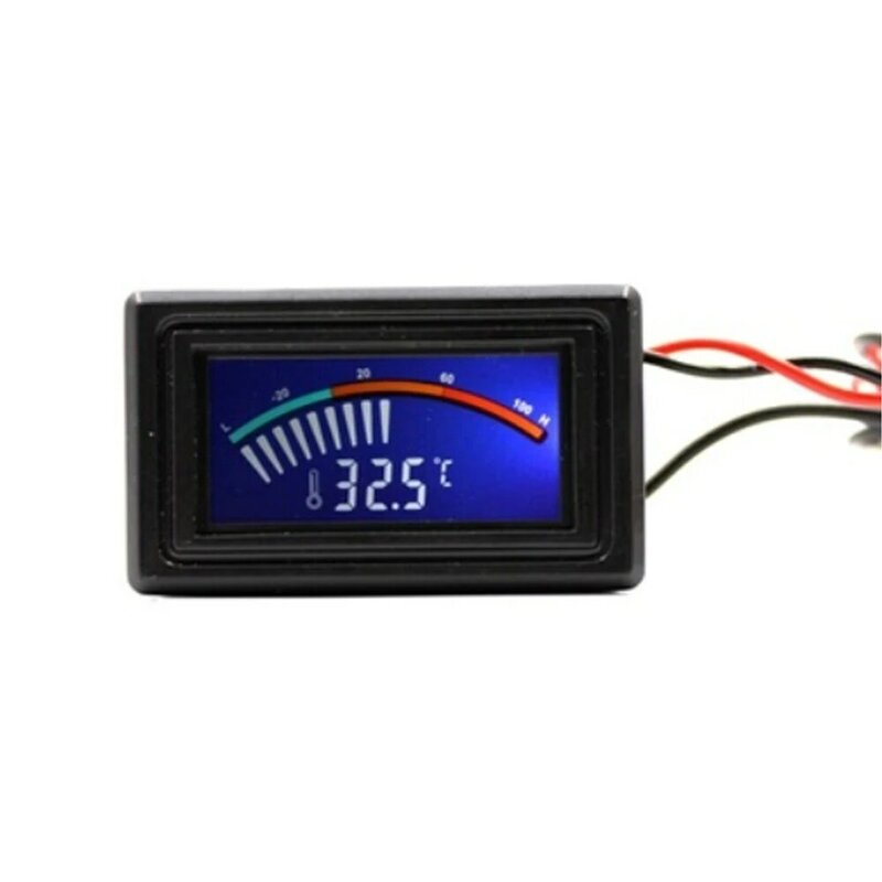 DC4-25V ดิจิตอลเครื่องวัดอุณหภูมิ NTC 10K โลหะ Probe C/F USB อุณหภูมิเครื่องตรวจจับ LCD Analog ในร่ม Aquarium incubator