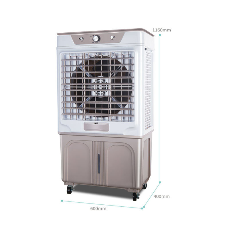 Enfriador de aire Industrial, ventilador de aire acondicionado móvil, evaporativo para el hogar, agua fría, máquina pequeña individual grande