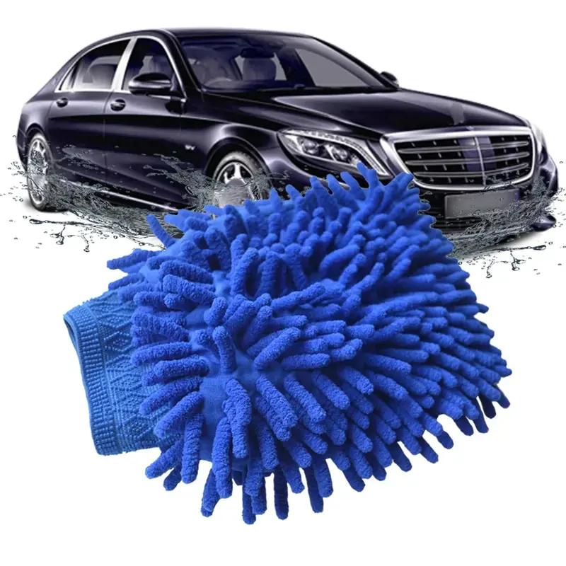 Detergente per vernice microfibra ciniglia Car Styling Moto Wash veicolo pulizia automatica guanto attrezzatura per guanti panni per dettagli spolverino per la casa
