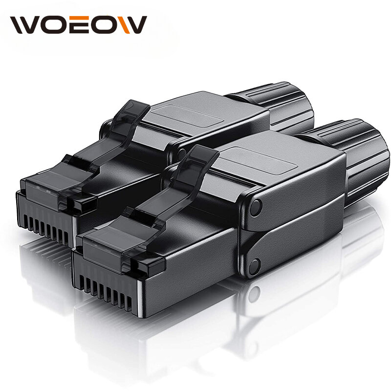 WoeoW Cat8 Cat7 Cat6a Connectors RJ45 Tool Free Industrial Ethernet Easy Jack Shielded RJ45 Modular Termination Plug - 1PCS