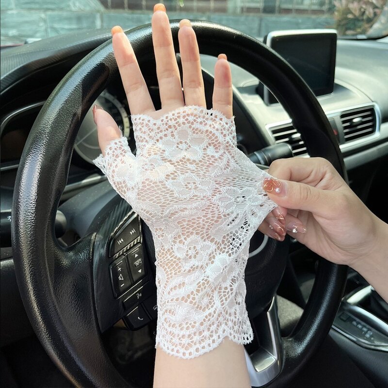 Koronkowe rękawiczki koronkowe rękawiczki rękawice przeciwsłoneczne ślubny rękawiczki ślubne ślubny rękawiczki ślubne Armguard jeżdżący rękawiczki do jazdy Armguard