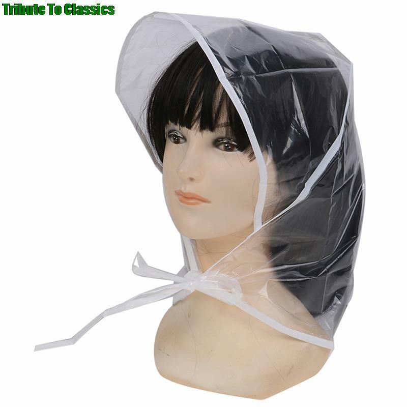 Creative Plastic Rain Hat Cap Coat Raincoat Universal Use Hiking Fishing Rains Waterproof Windproof Hats Women Men Kids Gifts