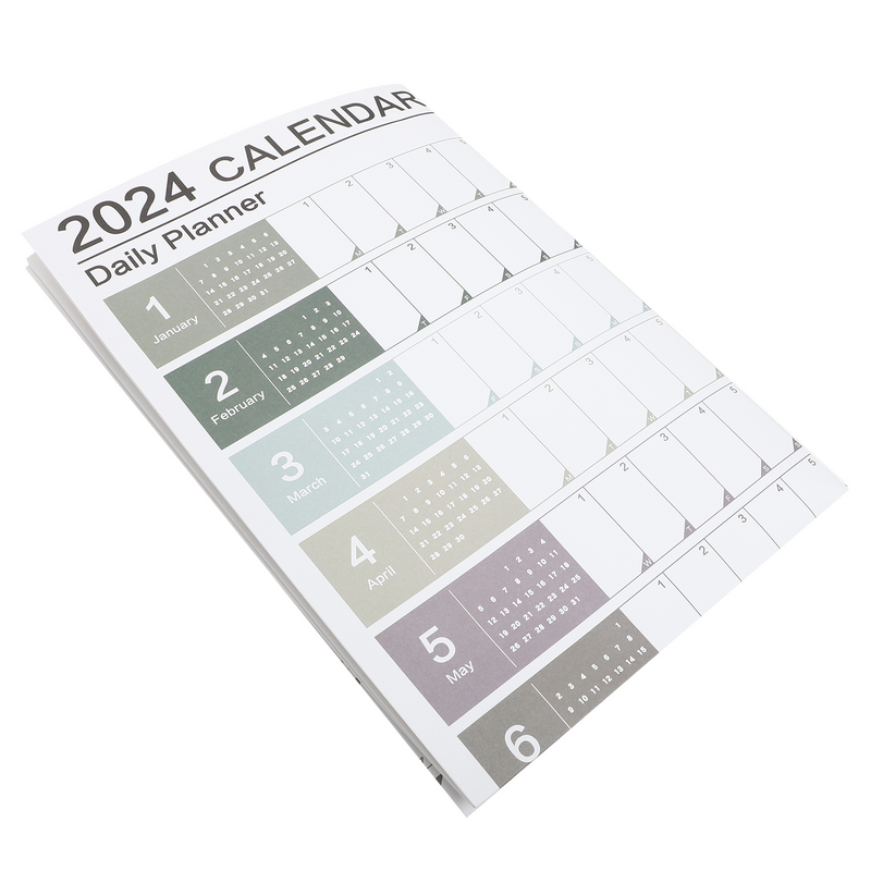 Kalender gantung dinding tahunan perencana kalender dinding kalender jadwal harian perencana gantung catatan perencanaan jadwal kantor
