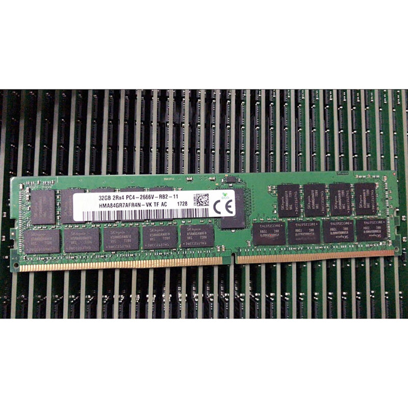 1PCS For SK Hynix RAM 32G 32GB DDR4 2666 ECC REG 2RX4 PC4-2666V Server Memory High Quality Fast Ship