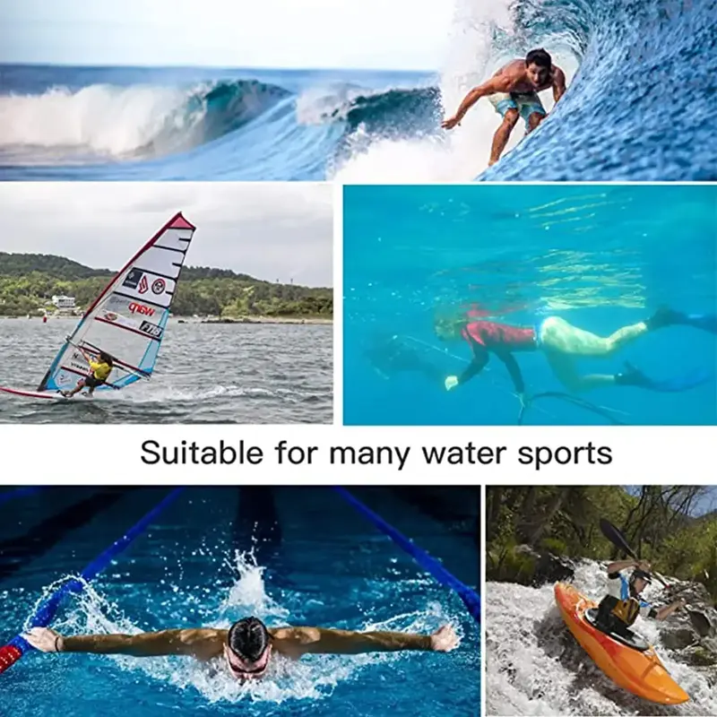 Tapones de silicona suave para los oídos, impermeables, para buceo, agua, Surf, natación, juego de esnórquel táctil