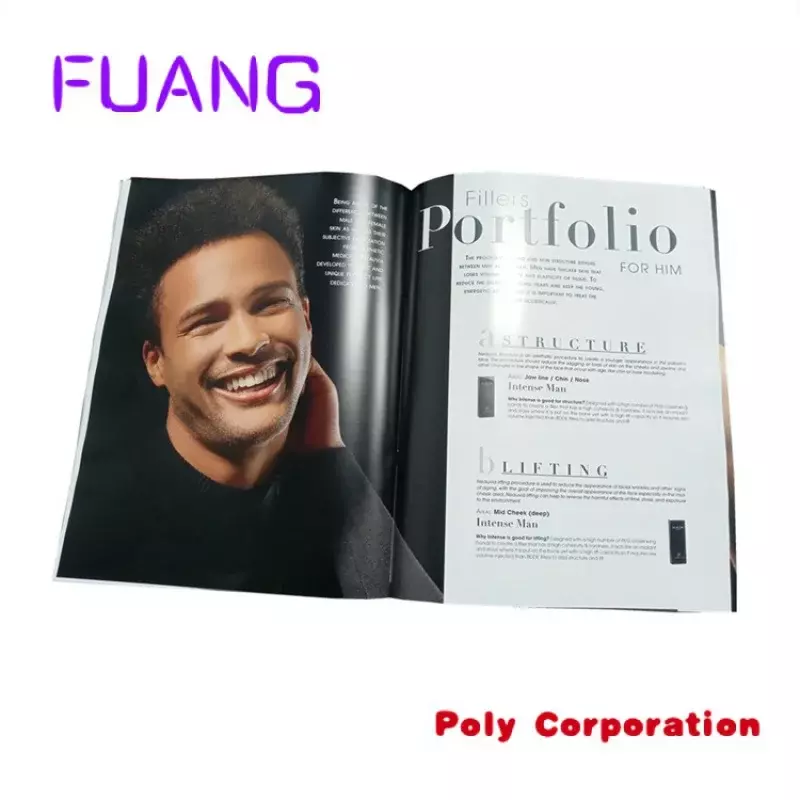 Custom  Professional Custom Full Color Fashion Magazine Book Brochure Printing