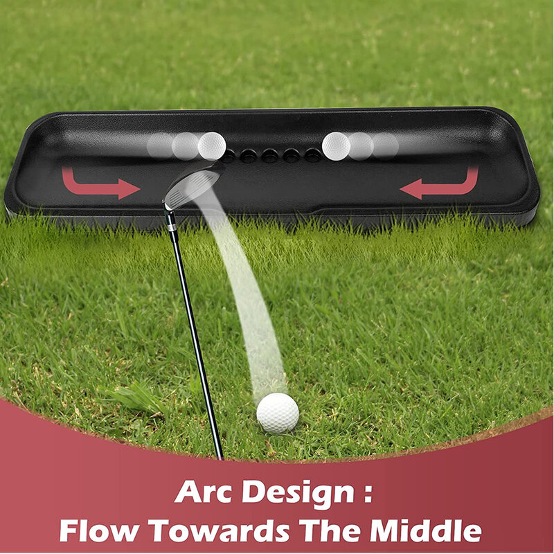 Golf Ball ถาดทนทาน ABS Strip กอล์ฟบอลคอนเทนเนอร์ถาด50ลูกกอล์ฟกลางแจ้งในร่มอุปกรณ์กอล์ฟฝึกอุปกรณ์เสริม