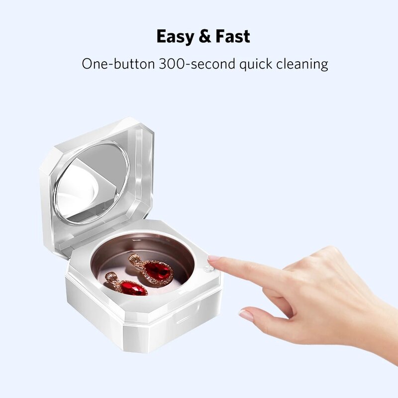 Mini-Ultraschall reinigungs maschine Smart Jewelry Kontaktlinse platine Ultraschall reinigungs maschine tragbarer Reinigungs tank