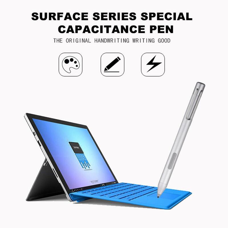 Pena Stylus untuk Microsoft Surface Pro 7 6 5 4 3 Surface Go Book Pena Pintar Tekanan Laptop Stylus Layar Sentuh dengan Klip Portabel